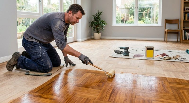 Cabin Floor Refinishing in Olathe, KS