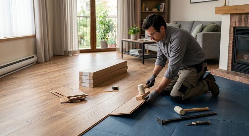 Laminate Floor Remodeling in Roseville, CA