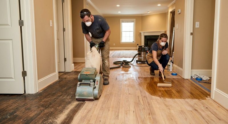 Mahogany Floor Refinishing in Olathe, KS