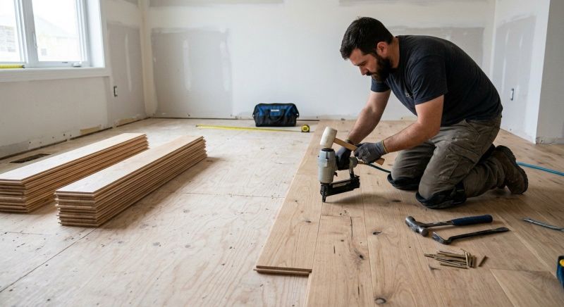 Oak Floor Installation in Fort Worth, TX