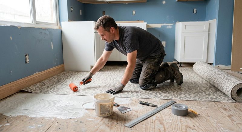 Sheet Linoleum Installation in Manassas, VA