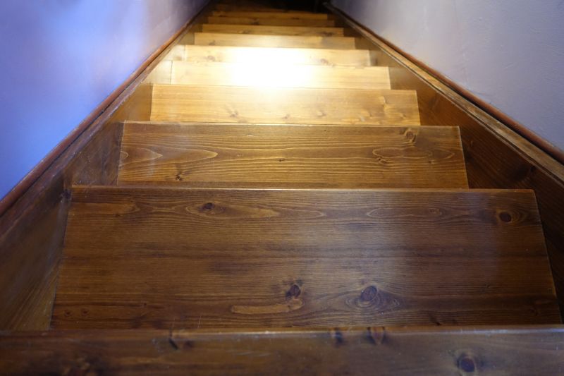 Refinished Wooden Stairs
