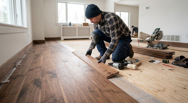 Wide Plank Floor Installation in San Antonio, TX